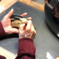 蒔絵,胴,金,校章,家紋